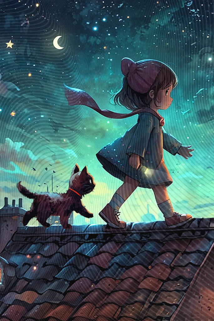 girl roof