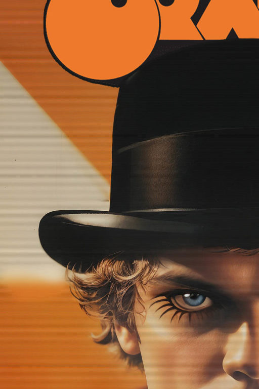 Арт постер "Механический апельсин" 3 clockwork orange f by rayzone