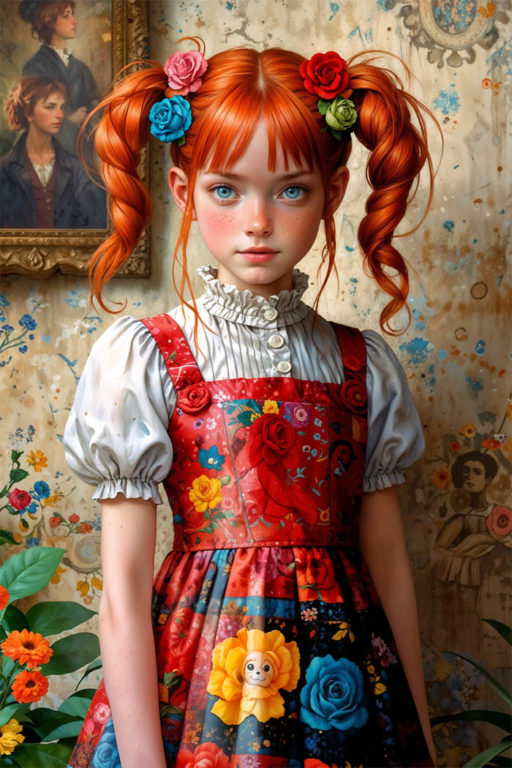 red girl by rayzone