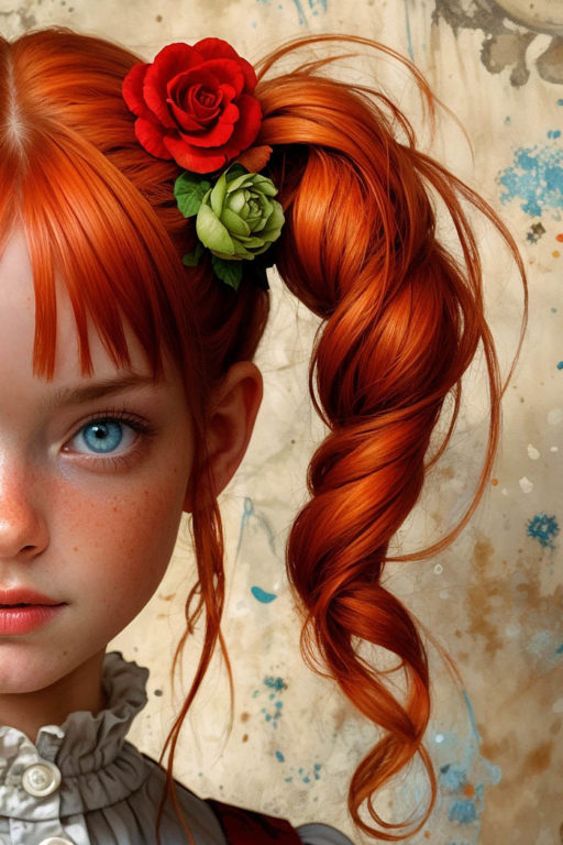 red girl by rayzone