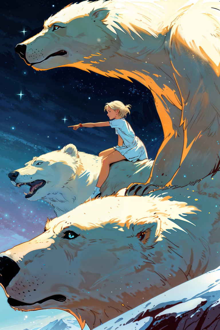 girl with polar bears 8 by rayzone