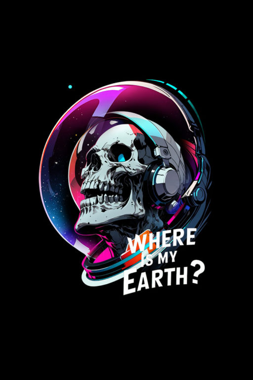 Арт для принта "Where is My Earth?"